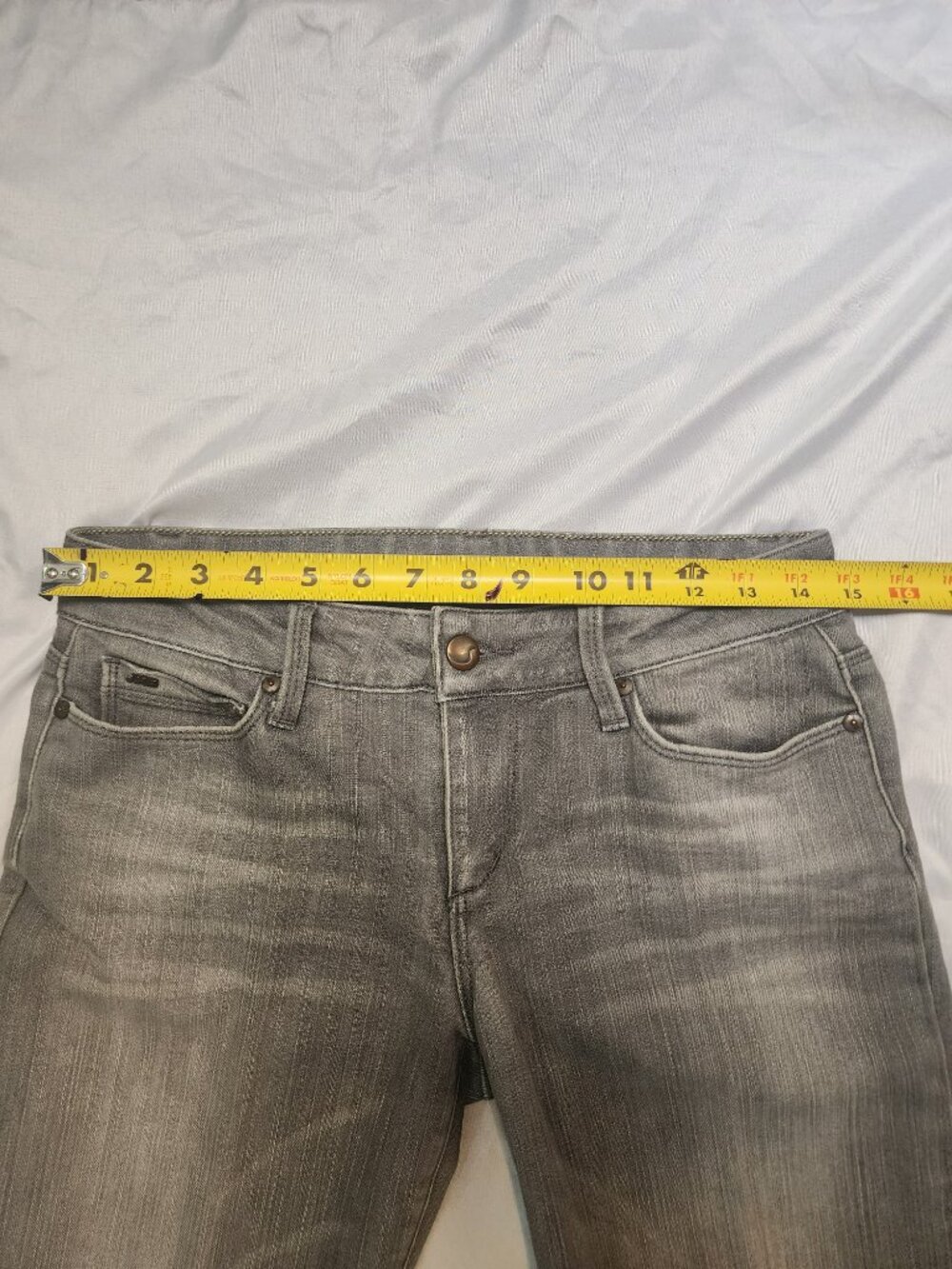 Joe's Jeans Chelsea Skinny Jeans Nikki Gray Wash Stretch Denim Women's Size 27 - Picture 12 of 12
